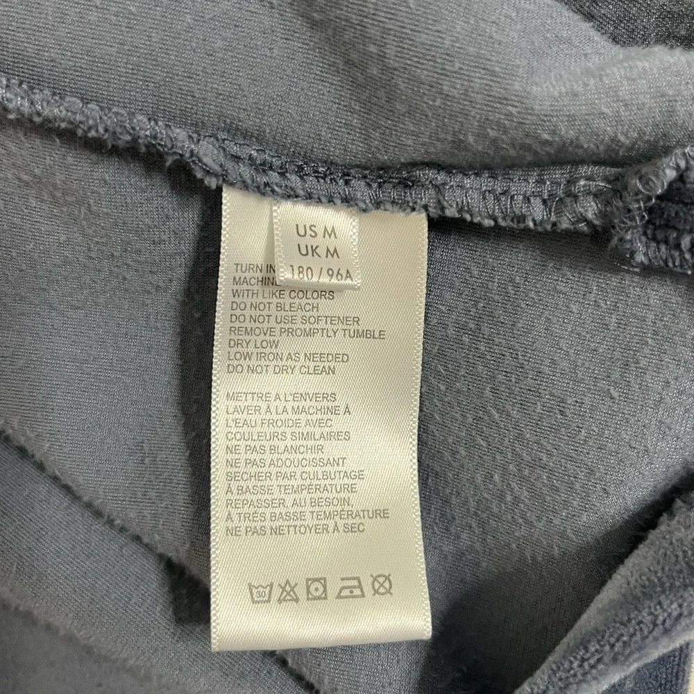 Urban Outfitters Velour Full Zip Size Medium Blue